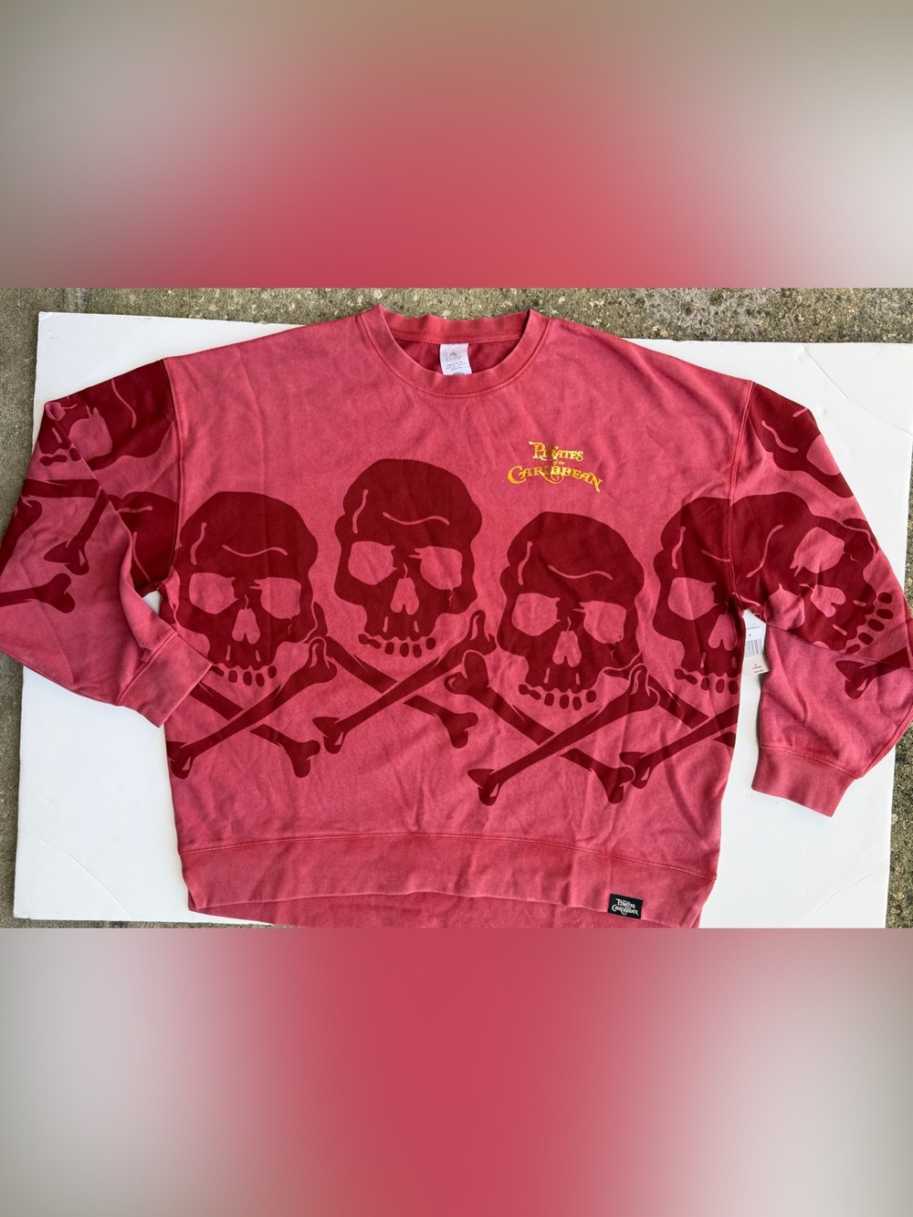 Disney Pirates of the Caribbean Skull Sweatshirt